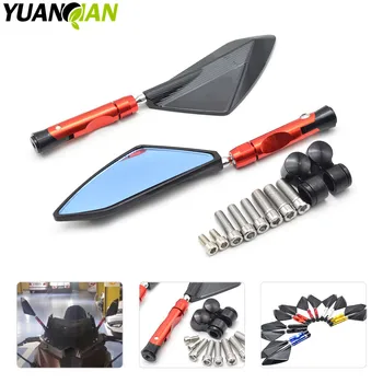 

CNC Universal Motorcycle Mirrors Bigger Rearview Side Mirror For Honda Yamaha Kawasaki Suzuki Benelli BMW KTM Ducati Pit Bike