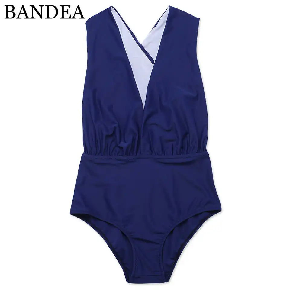 

BANDEA 2018 one piece swimsuit for women swimwear plus size monokini sexy backless one piece suits trajes de bano