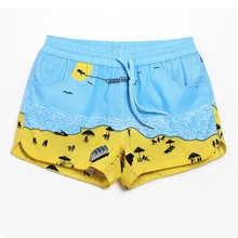 Быстросохнущие пляжные шорты для женщин, Шорты для плавания, женские шорты для пар, одежда для плавания, женские шорты для плавания, шорты для серфинга, Pantalon Femme