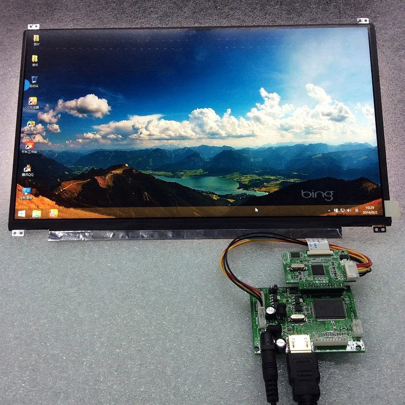 E& M 13,3 дюймов 1920*1080 8 бит экран дисплея ips 1080P HDMI ЖК-модуль для автомобиля Raspberry Pi 3 игры PS4 монитор DIY