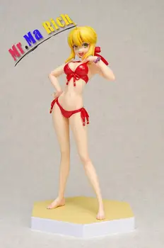 

Anime Beach Queens Fate/extra 16cm Saber Red Edition Wave 1/10 Sexy Pvc Figure Collection Model Toy