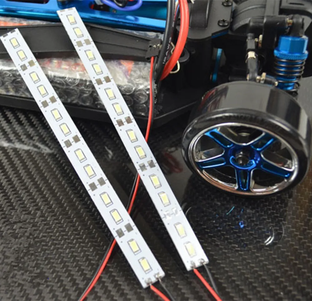24 LED RC car 1/8 1/10 common Chassis Light Aluminum LED Strip 6V for 1