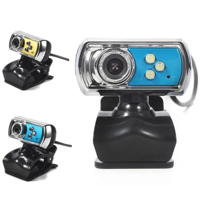 web camera with mic for computer LED USB 2.0 HD Webcam