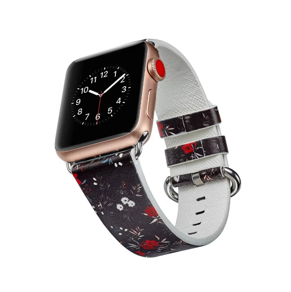 Ремешок для Apple Watch силиконовый ремешок 38 мм 42 мм 44 мм 40 мм браслет на запястье ремешки для iWatch серии 4 3 2 1 Ремешки для наручных часов