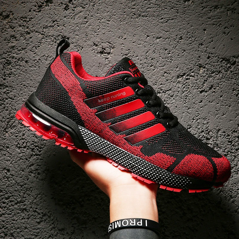 

Breathable Air-cushioned Running Shoes Comfortable Large Size Men's Sports Shoes 46 Fashion Walking Women's Couple Jogging 47