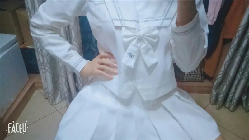 UPHYD японский/Корейский косплэй костюм Школьная Форма s JK Юнга топ + платье галстук Японский Школьная форма для девочек W88