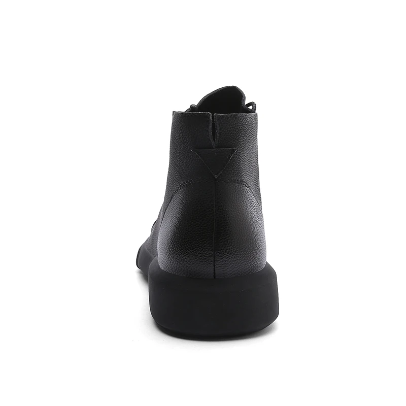 Skup YIGER nowych mężczyzna buty Martins prawdziwej skóry mężczyzna kostki buty kowbojskie mężczyzna pustynia bot duży rozmiar 38 48 sznurowane obuwie 174