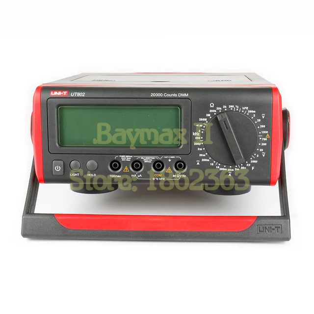 $US $168.49  UNI-T UT802 AC/DC Powered 20000 Counts Manual Range Digital Bench Type Multimeter with Full Functio