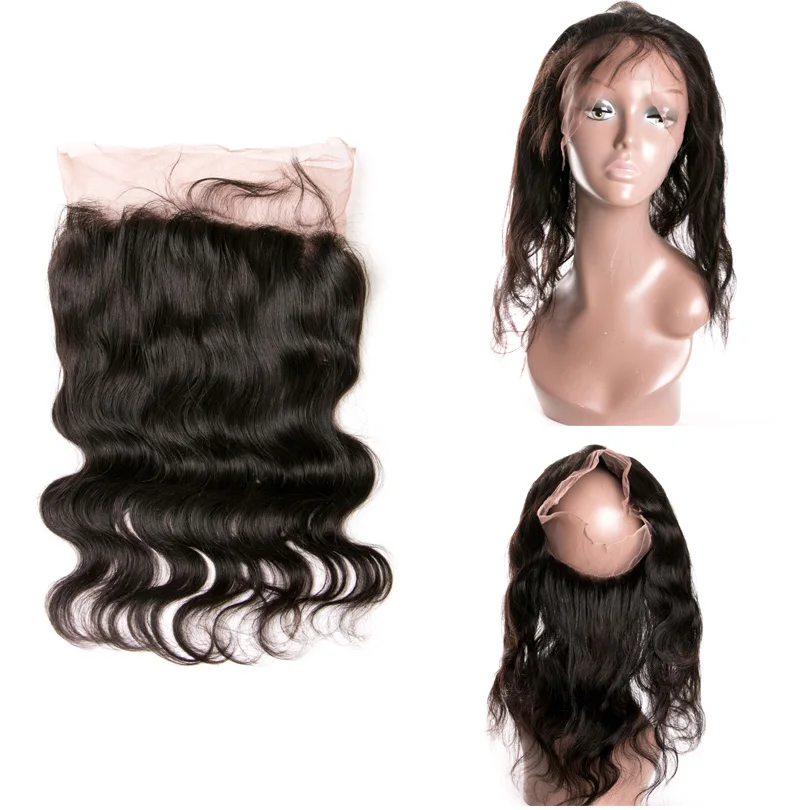 

black friday sale 360 Lace Frontal 8A 100% Unprocessed Brazilian Virgin Human Hair Lace Frontal Closure Body Wave 360 Lace Hair