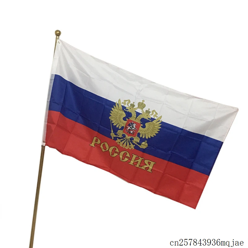Флаг России, национальные флаги из полиэстера, флаг президент, баннер, спортивный наружный флаг-баннер для Дудка игрушечная 90*150 см