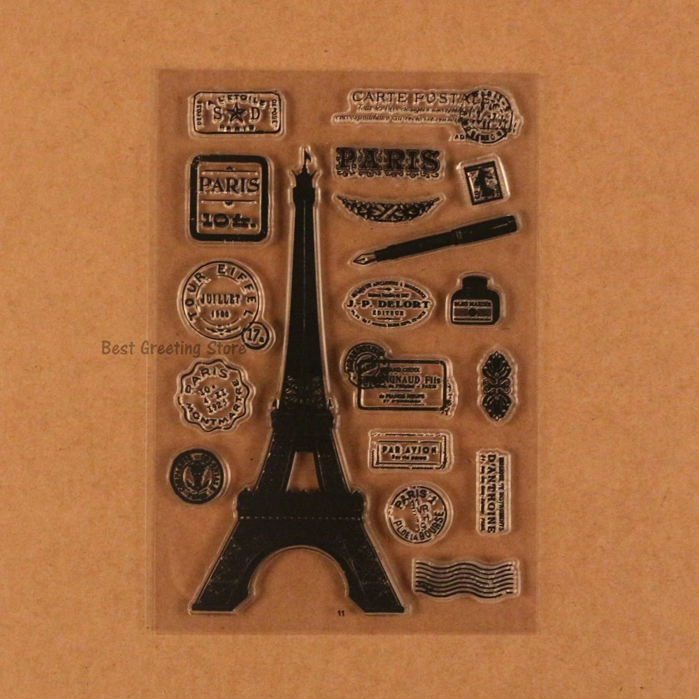 On-Airstore World Travel Ship Compass Map Clear Stamps For Card Making Decoration DIY Scrapbooking, Transparent Rubber Seal Stamps For Photo Card
