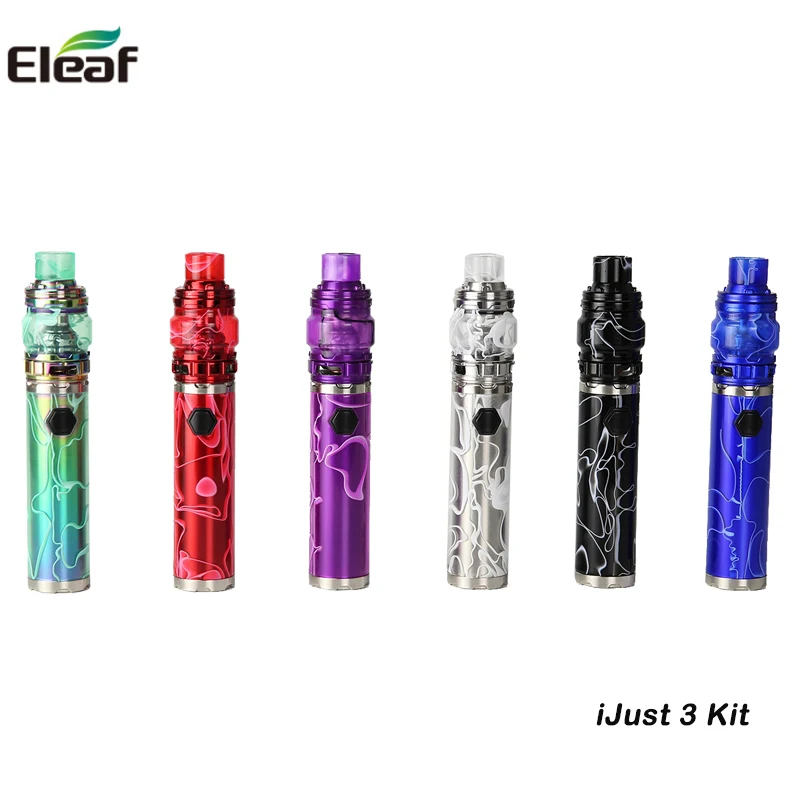 Eleaf iJust 3 комплекта акриловая версия с 3000 мА/ч Батарея Vape ручка и elello Duro Atomizer 6 5 мл