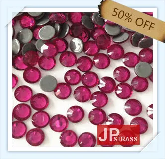 

flatback SUPER SHINY free shipping size ss10 2.9mm FUCHSIA color with 1440 pcs each pack ; diamond stone FOR GARMENT,BAGS