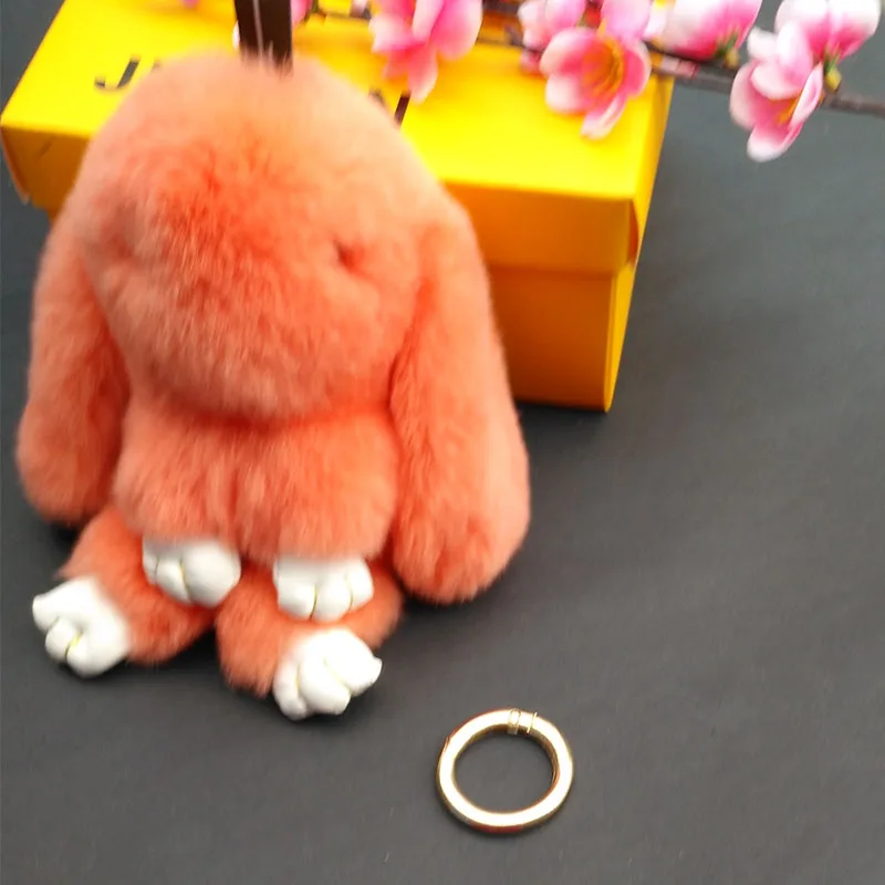 Брелок для ключей в виде кролика|fluffy ball|rabbit key chainkey chain pokemon |