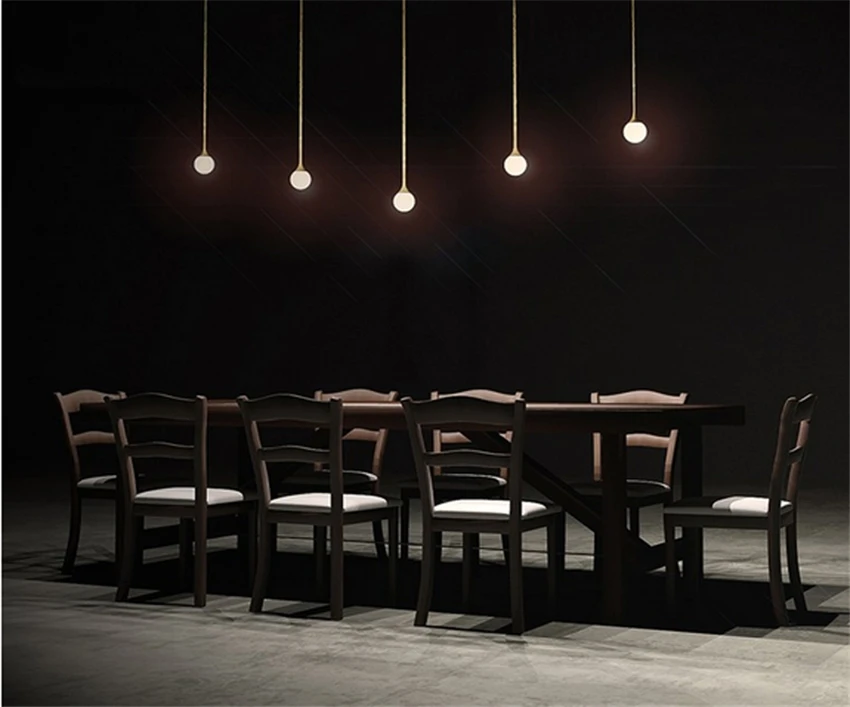 Пост современный ресторан бронзовые подвесные светильники в скандинавском стиле для бара, коридора, прохода, лампа для гостиной, столовой, подвесные светильники