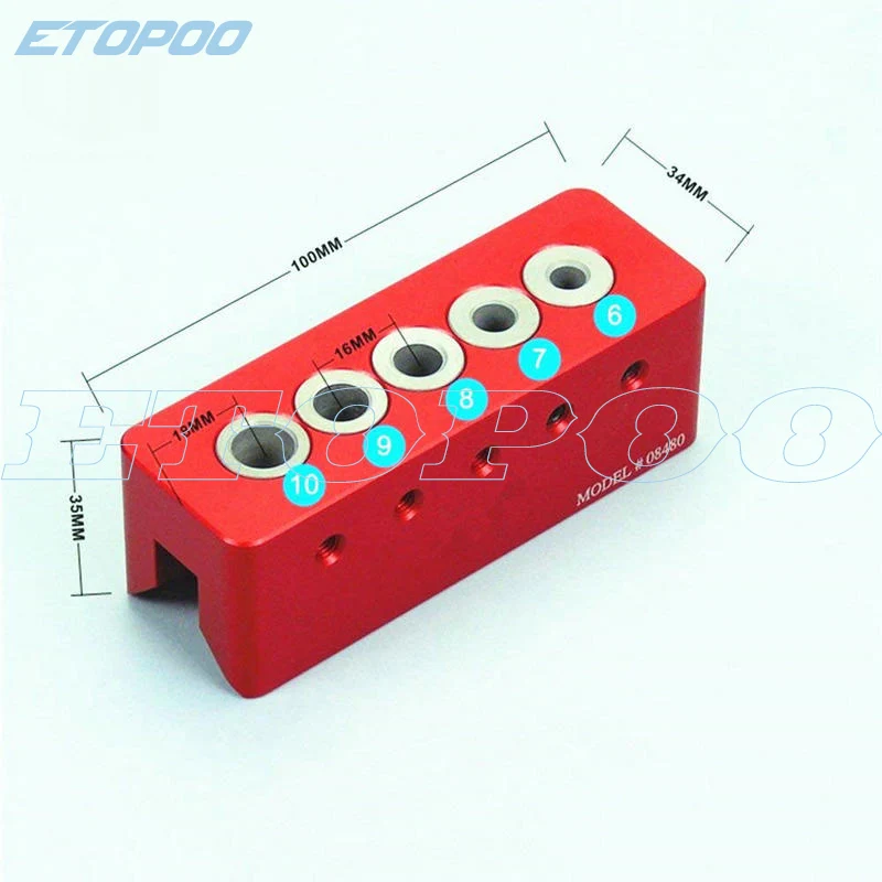 Removable woodworking hole puncher Woodworking Drilling locator Round pipe punch 90 degrees