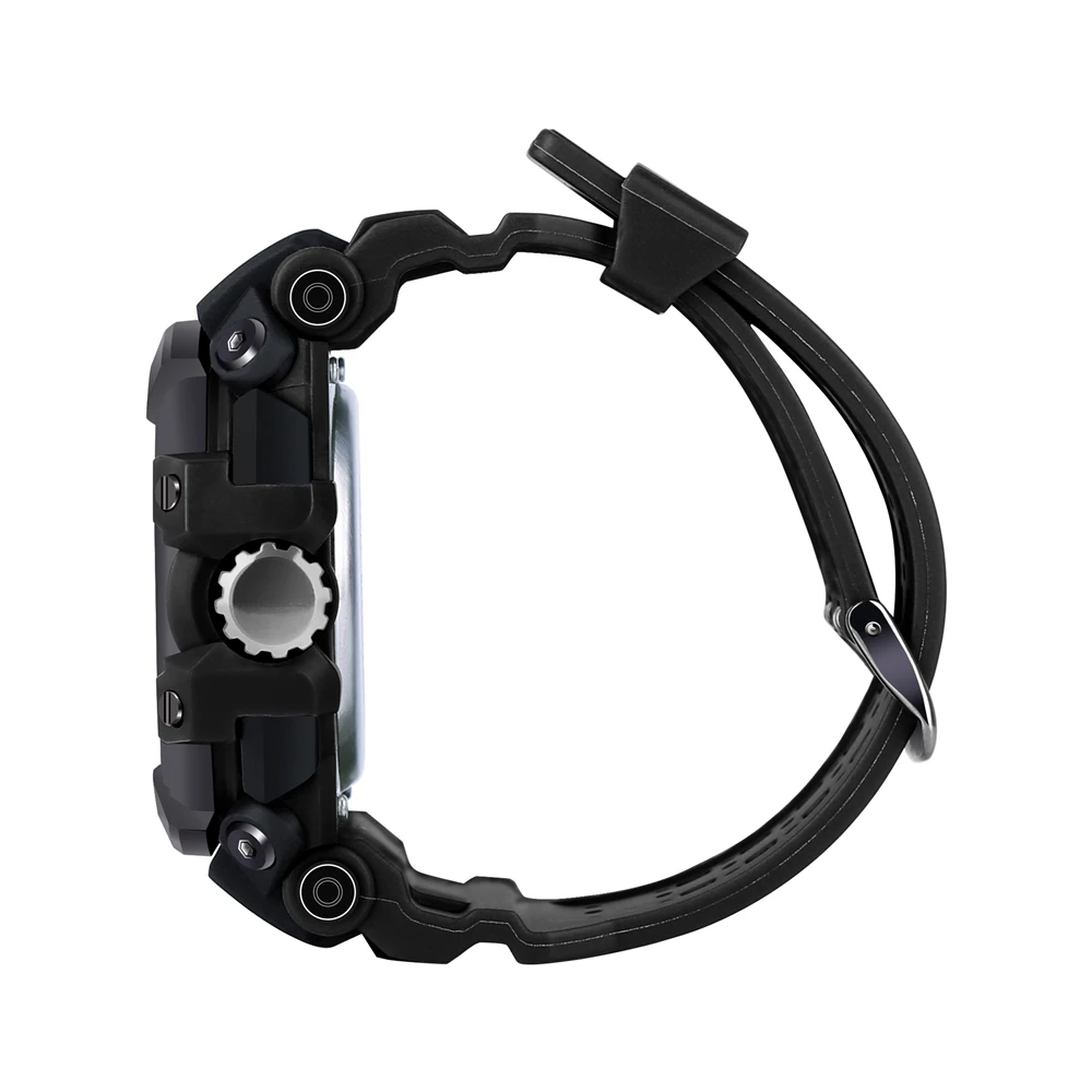 EXRIZU DX16 Smart Watch Pedometer 3 Needles Smart Clock Smartwatch 5ATM Waterproof Activity Tracker for iPhone X XS XR 8 Android