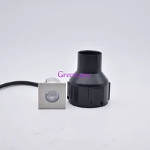 316 Нержавеющая сталь AC85-265V IP67 подземный светильник CREE 3 Вт открытый квадратный утопленный шаг светильник 110V лестницы Светильник подземный светильник