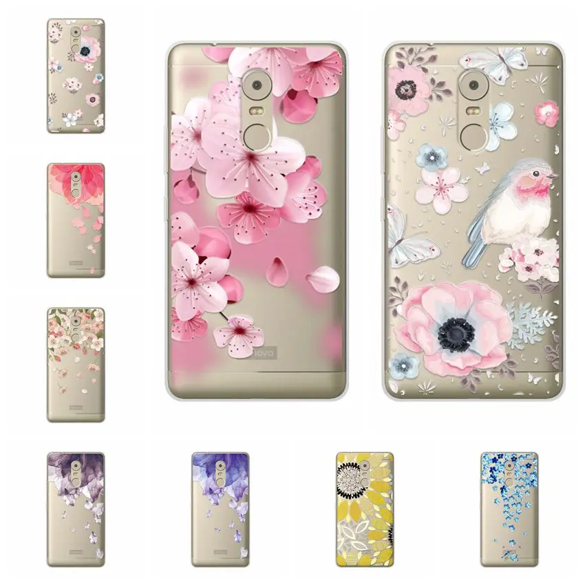 

YOUVEI 3D Relief For Lenovo Vibe K6 Note 5.5" Case Lace Flowers Soft Flexible Silicone Gel Cover Case For Lenovo K53a48 K6Note