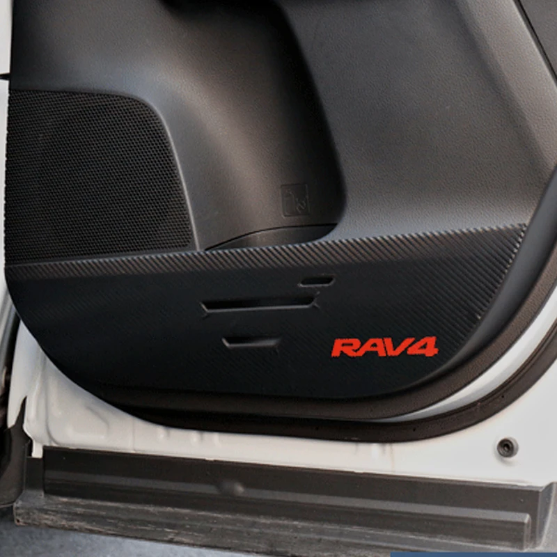 MCrea 4 шт. автомобильный Стайлинг для Toyota RAV4 Corolla 2014 2015 2016 3D дверной противоударный