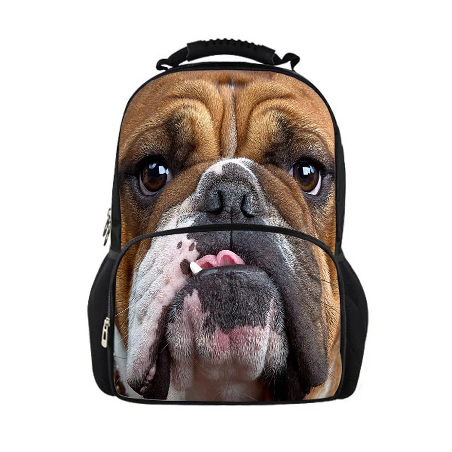 

FORUDESIGSN Women Backpack Rottweiler Bull Terrier Dog Printing Backpacks School Bagpack For Teenager Girls Travel Laptop Bags