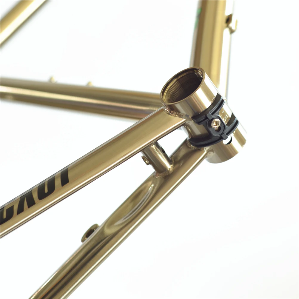 Clearance SEABORAD Chrome CX Road bike Frame Fork 700C Classic Cyclocross Cr-mo Frameset Disc Brake 4130 Heat Treat Steel Frame Forks 6 Clearance SEABORAD Chrome CX Road bike Frame Fork 700C Classic Cyclocross Cr-mo Frameset Disc Brake 4130 Heat Treat Steel Frame Forks 6