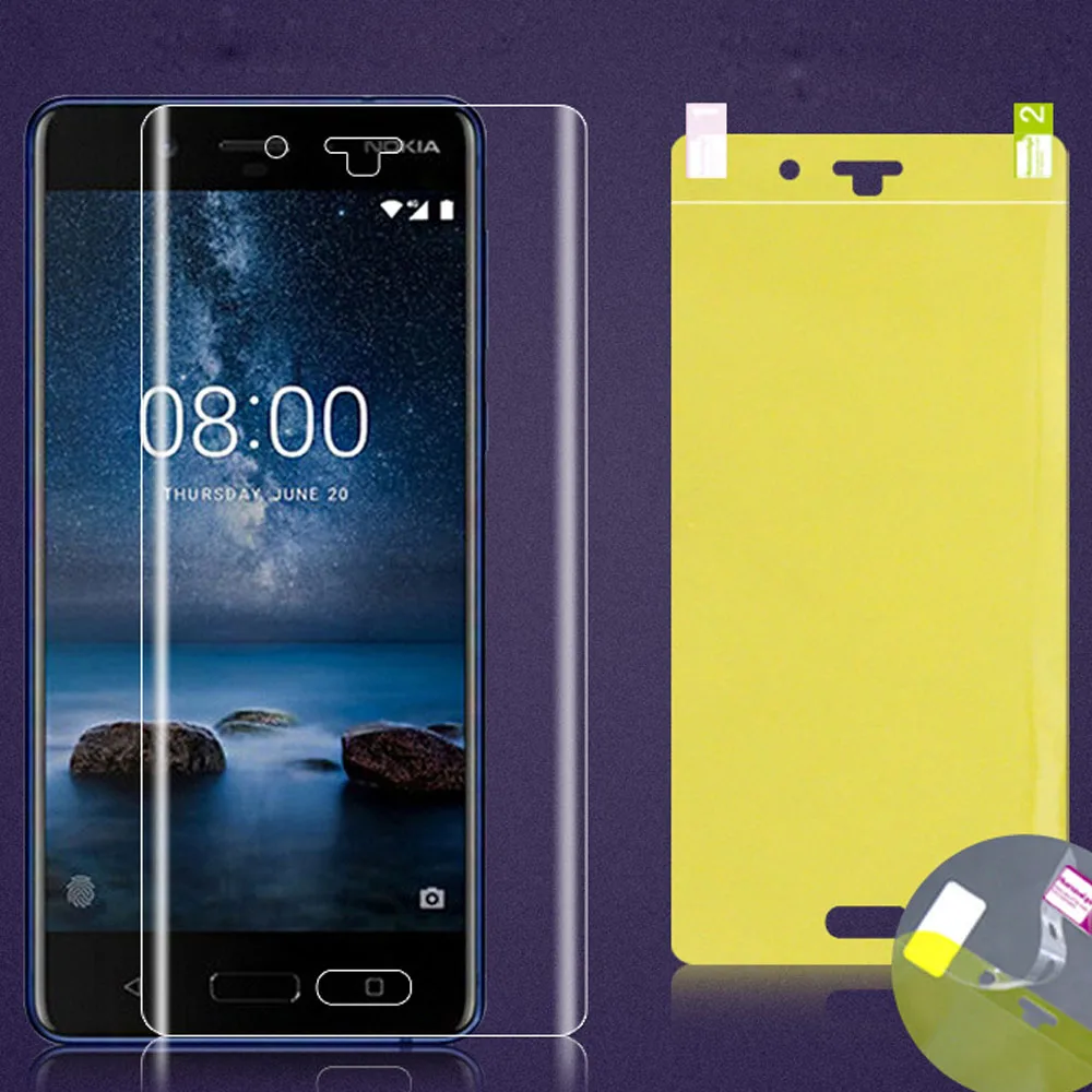 Гидрогелевая 3d-пленка для Nokia 9 8 Sirocco 1 7 6 Plus 5 2 10 шт./Лот Защитная пленка экрана