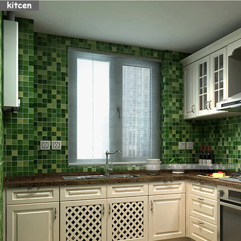 5M PVC Wall Sticker Bathroom Waterproof Self adhesive Wallpaper Kitchen Wall Paper Mosaic Tile Stickers Wall Decal Home Decor 5M PVC Wall Sticker Bathroom Waterproof Self adhesive Wallpaper Kitchen Wall Paper Mosaic Tile Stickers Wall Decal Home Decor