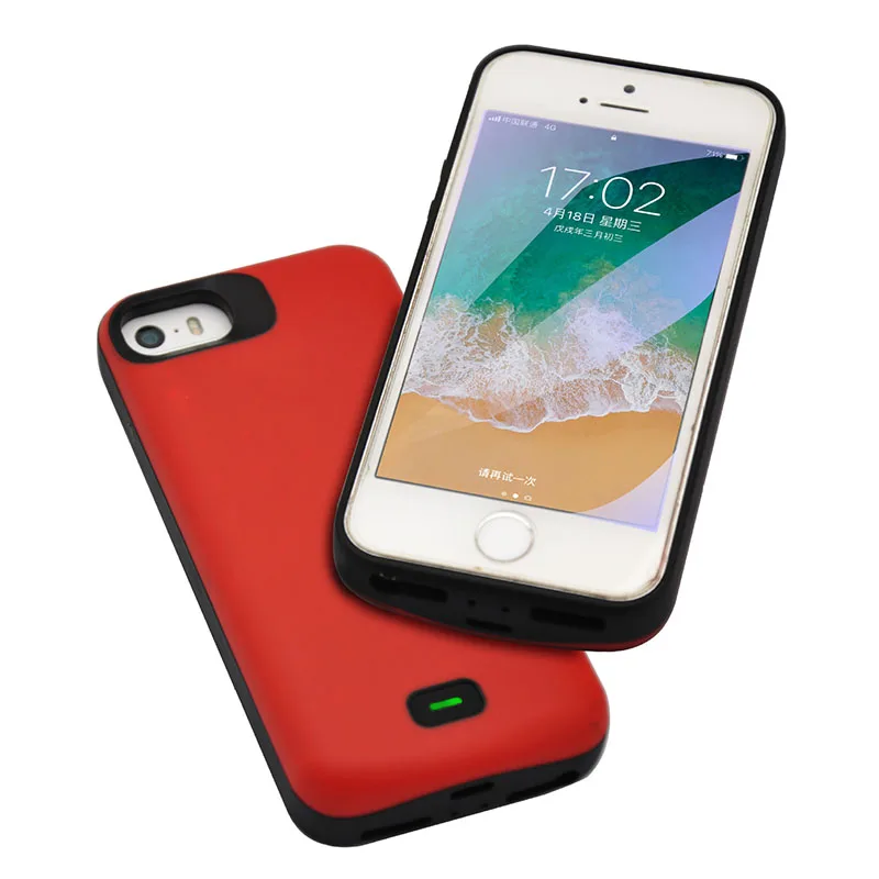 For iphone 5 Battery Case 4000 Mah Backup Cover Smart Charge Power Bank For iphone 5 5S SE Battery Case