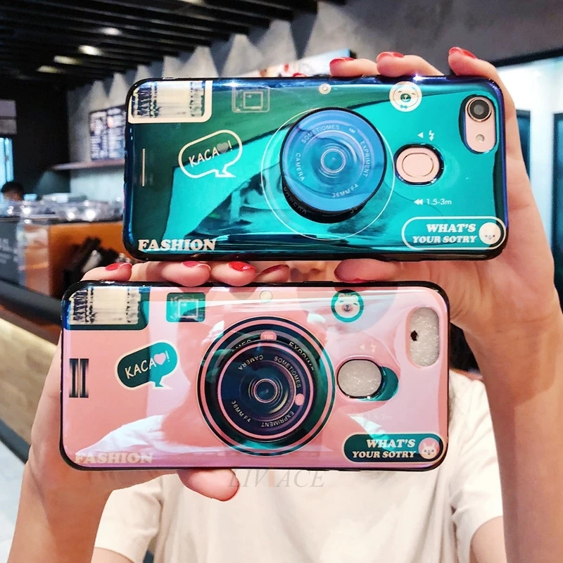 Blue ray камера держатель телефона чехол для oppo realme 2 pro 1 c1 f3 f1s f9 f5 f7 a3s подставка ручка
