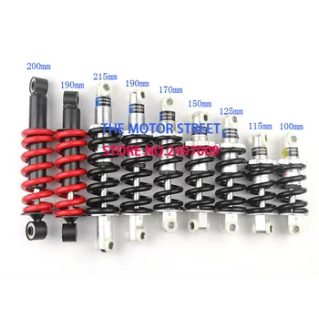 

free shipping Mini off-road shock Suspension Bumper Spring Shock Absorber Parts Rear Shock 100/115/125/150/170/190/200/215mm