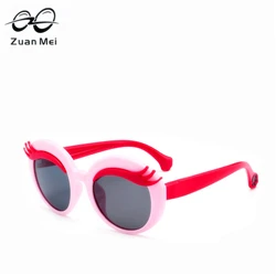 Цзуань МЭИ бренд дети поляризованных солнцезащитных очков TR90 для маленьких мальчиков и девочек UV400 очки Пластик titaniumsun очки для детей ZM-C01 - Цвет линз: NO2