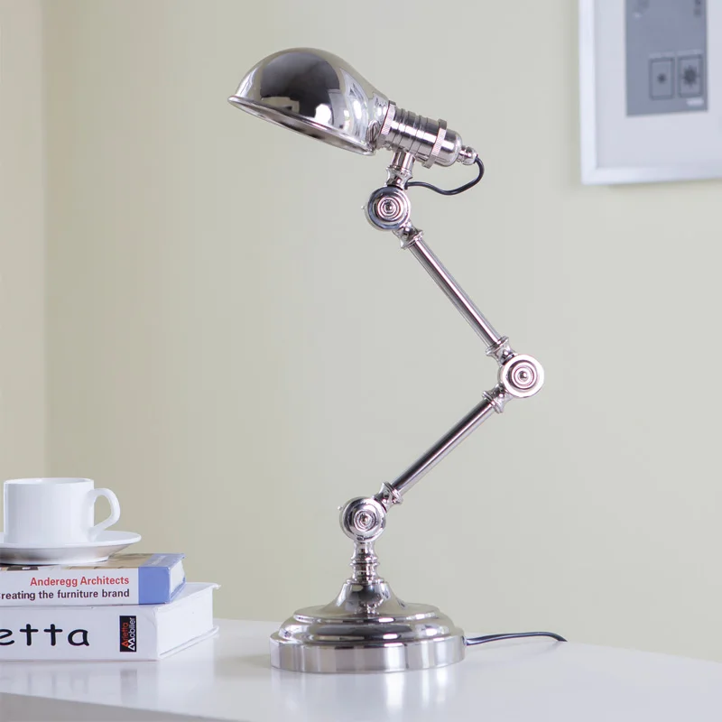 Здесь продается  American study Desk lamp of bedroom the head of a bed European style living room HH creative fashion retro robot reading lamp  Свет и освещение