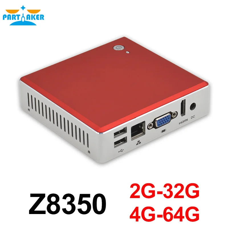 Мини ПК с четырехъядерным процессором Intel Z8350 HDMI| |