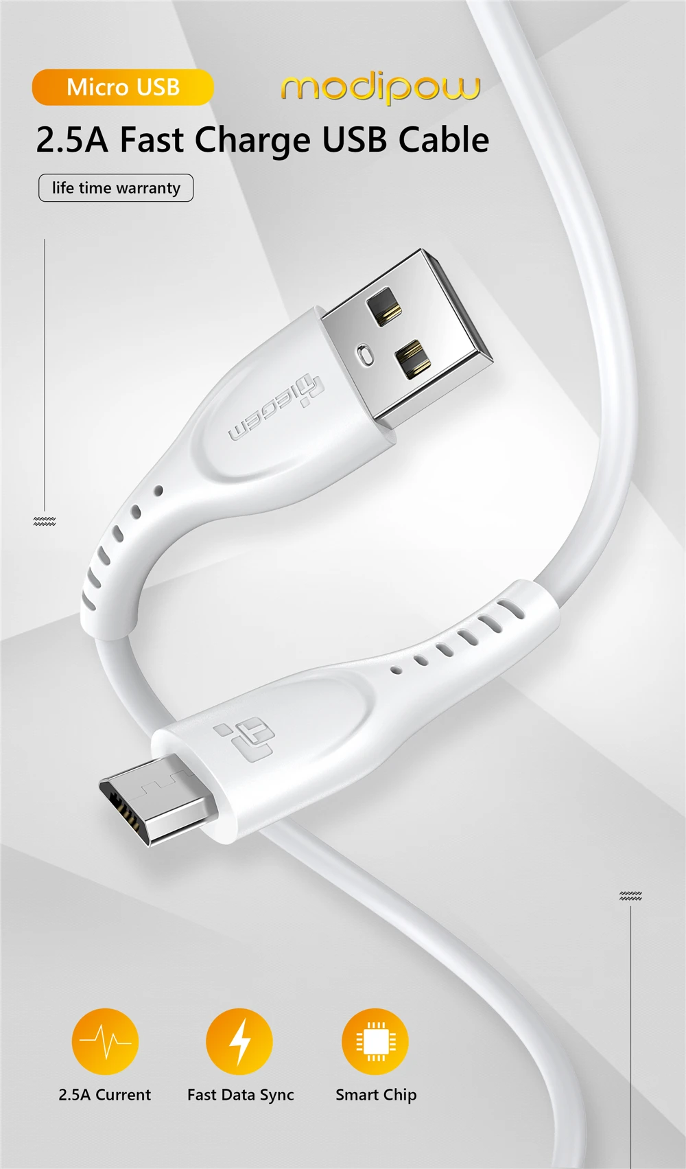 TIEGEM Micro USB кабель 2.5A быстрое зарядное устройство USB кабель для передачи данных высокопрочный зарядный кабель для samsung huawei Xiaomi кабели для мобильных телефонов