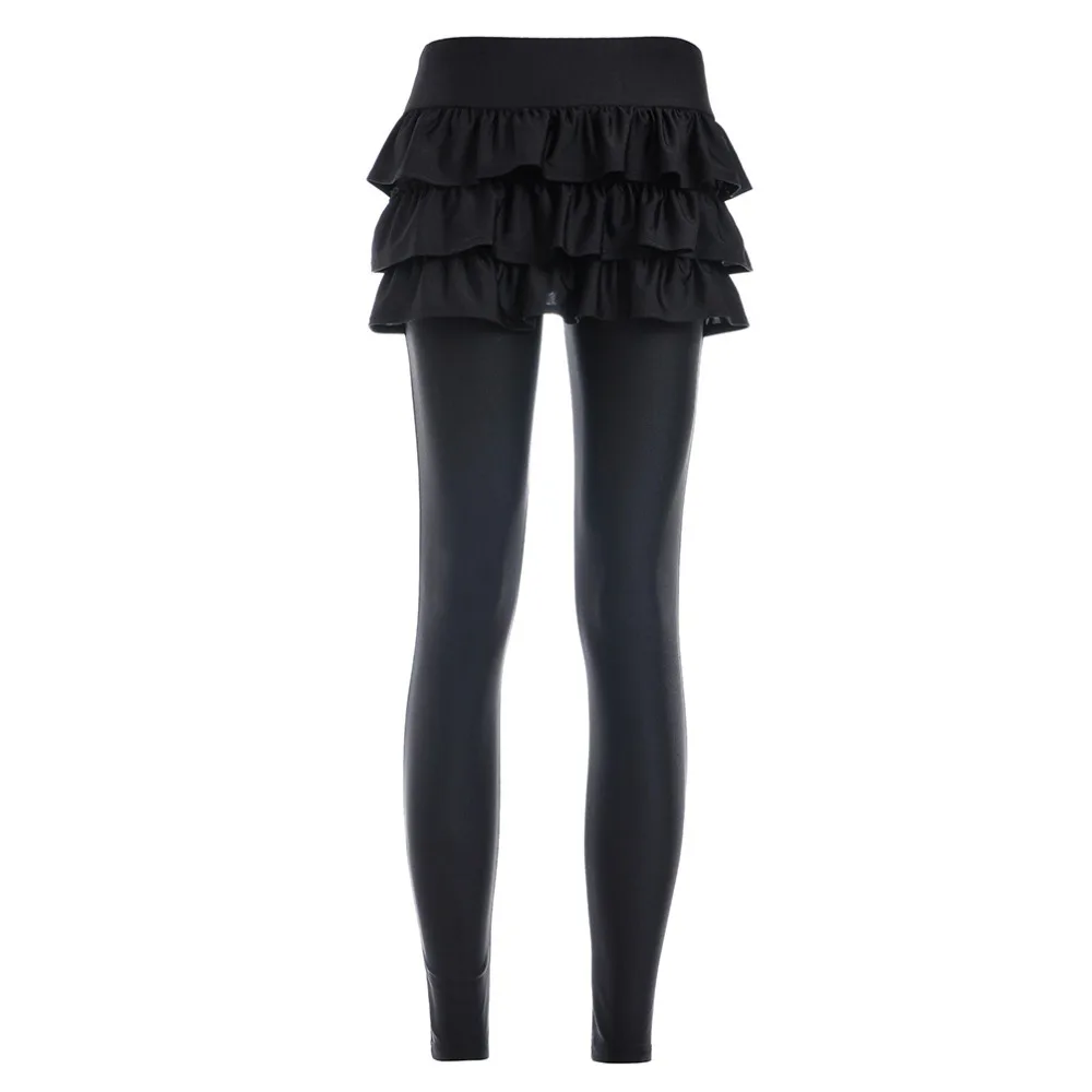 Legging for Women Fashion Ruffle Skirt 