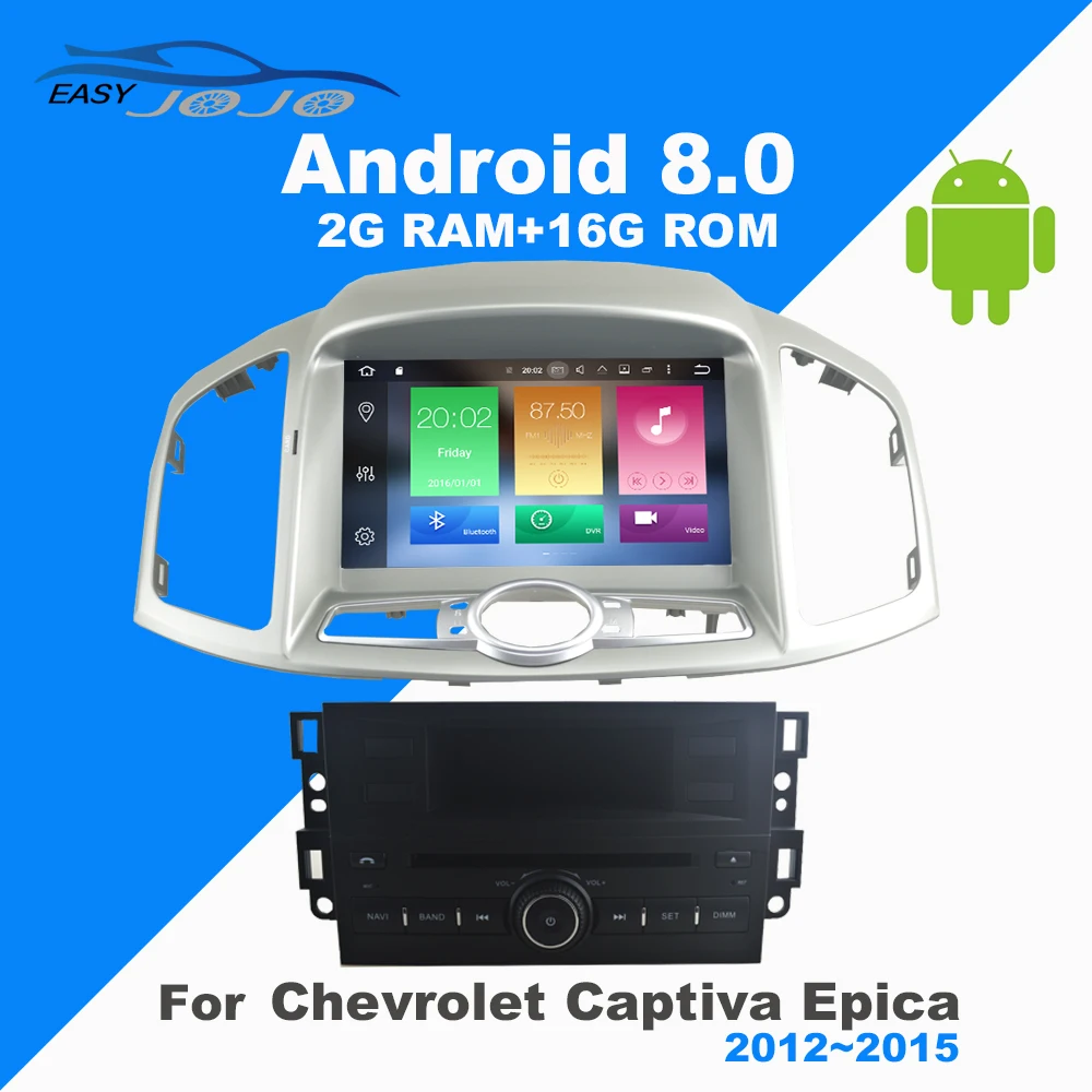 4G RAM Android 8 0 Car DVD Player GPS font b Multimedia b font For Chevrolet
