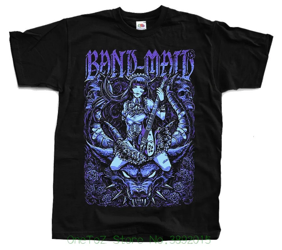 

Cheap Crew Neck Men's Top Tee Band - Maid Poster , Ver. 3 T-shirt ( Black ) S - 5xl Cotton Casual Short Print t shirt