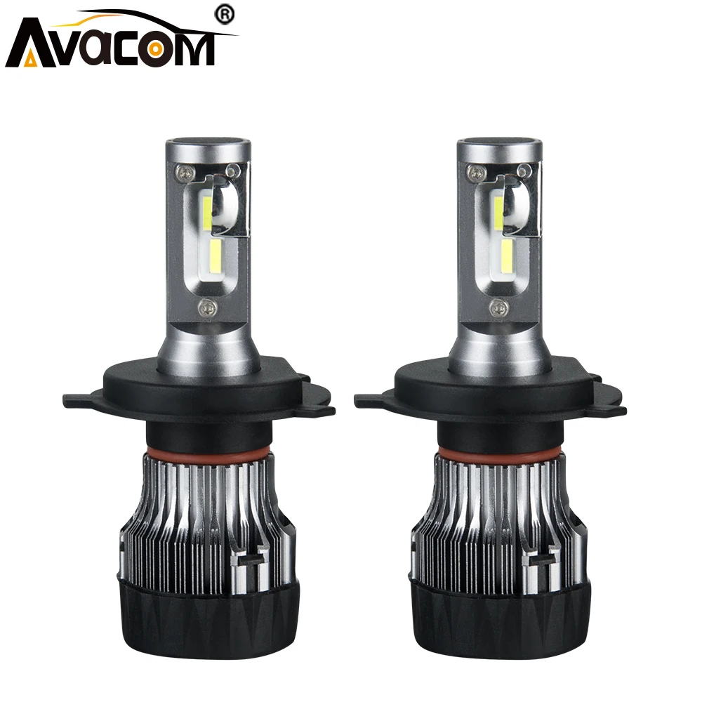 Автомобильная светодиодная лампа Avacom H4 H7 12 В 24 фара s 9005/HB3 9006/HB4 HIR2 PSX24 PSX26 P13 ZES 6500K 72