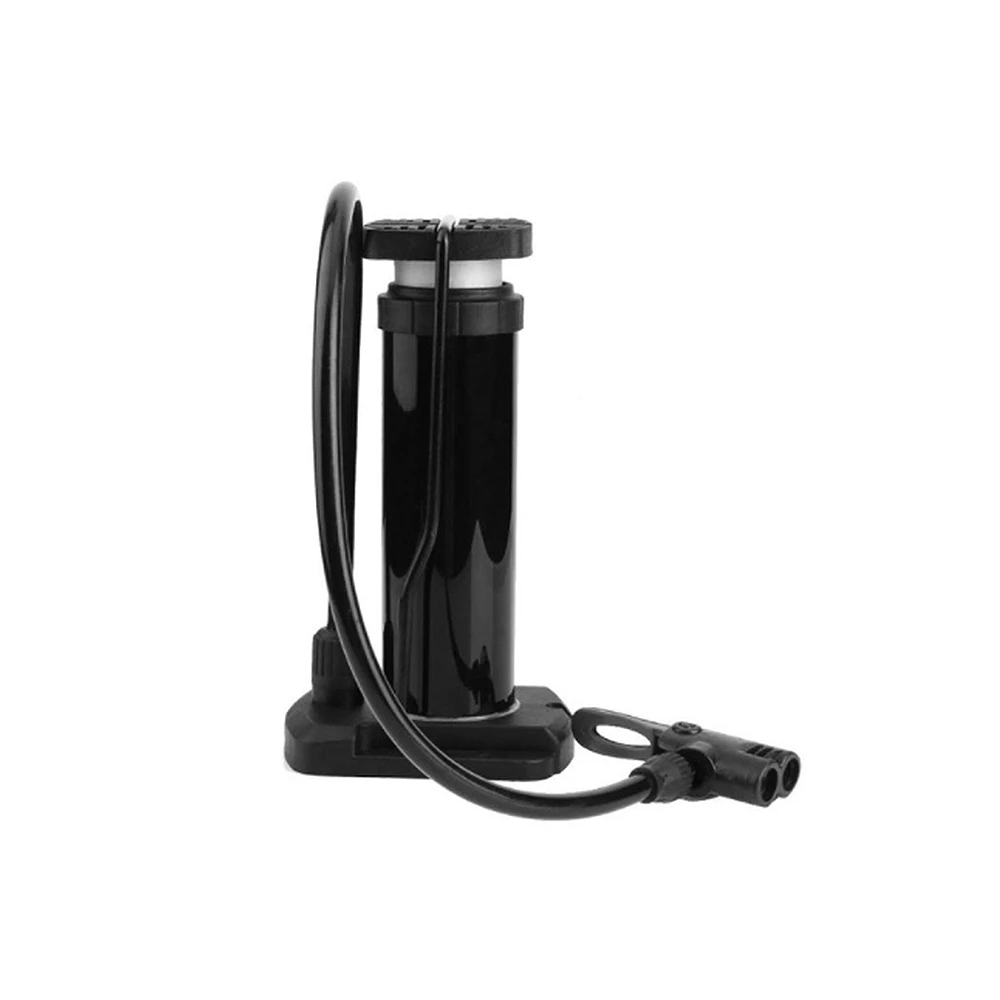 Ультра-светильник MTB велосипедный портативный насос с 100 фунтов/кв. дюйм велосипедный воздушный насос манометр велосипедный насос высокого давления - Цвет: Черный