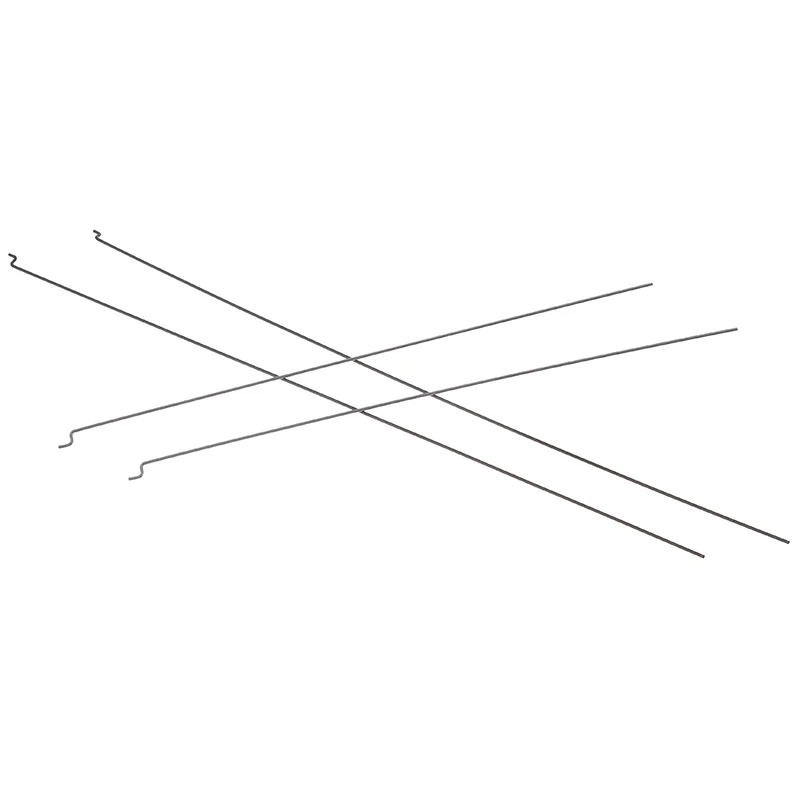 

New 10pcs Z type D1.2mm push rod steel wire push pull rod pushrod for rc aircraft airplane pull push connecting rod