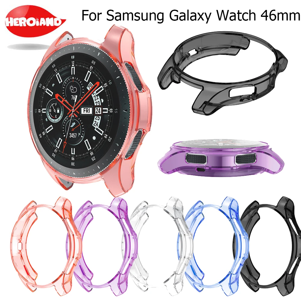Защитный чехол из ТПУ для Samsung Galaxy Watch 46 мм аксессуары умных часов защитные чехлы с