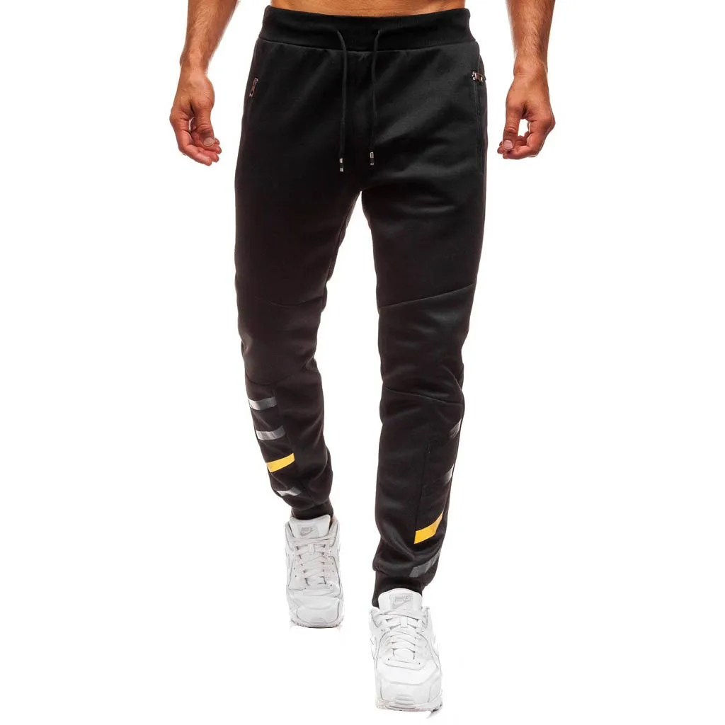 

JAYCOSIN Fashion Design High Quality Men Splicing Overalls Casual Pocket Sport Work Casual Trouser Pant Men Pants Casual