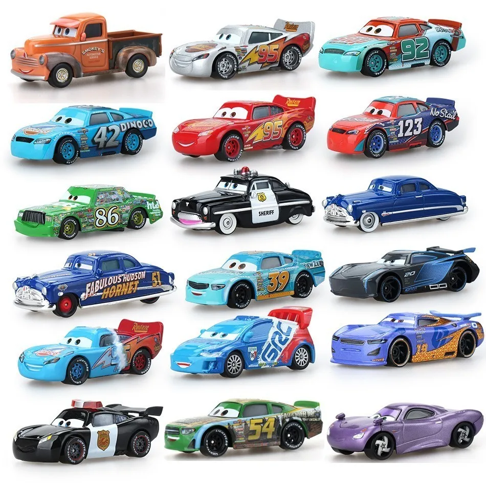 Disney Pixar Toys For Kids Lightning Mcqueen High Quality Plastic Cars Toys Cartoon Models Christmas Gifts And Friends