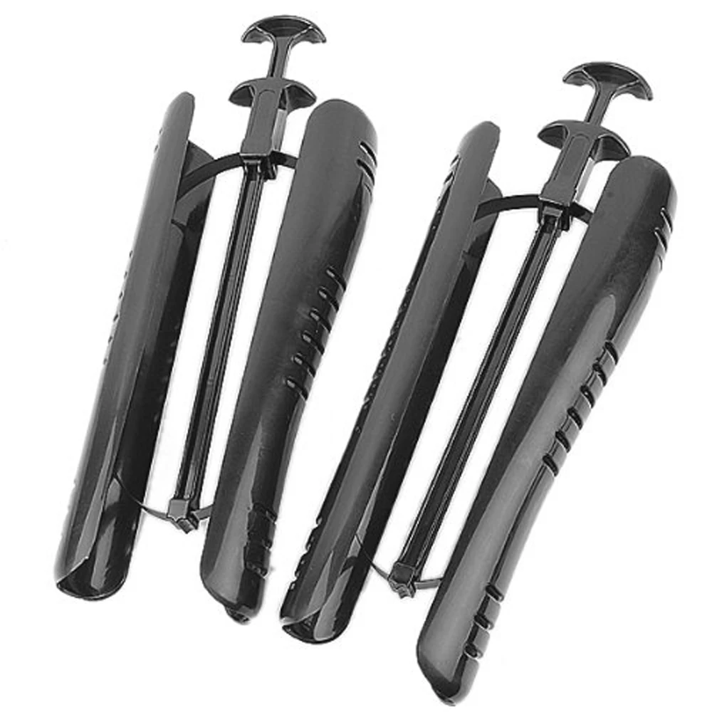 

1 PAIR 12 1/2 Inch Boot Stretcher Shaper / Shoe Tree With Handle--Black