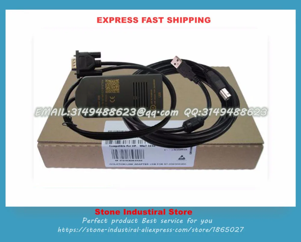S7-200/300/400PLC cable 6ES7 972-0CB20-0XA0 USB-MPI WIN7 64 bit support PROFIBUS DP WIN CC S7-200/300/400PLC cable 6ES7 972-0CB20-0XA0 USB-MPI WIN7 64 bit support PROFIBUS DP WIN CC
