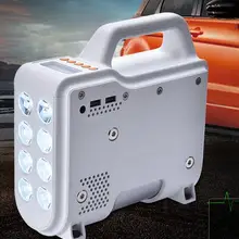 Автомобильный многофункциональный цифровой насос пусковое устройство с Мощность Фул светодиодный светильник Мощность банка