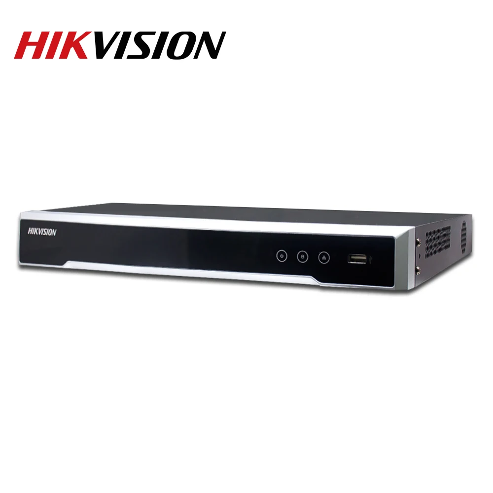 Hikvision POE NVR DS-7616NI-I2/16 P 16CH H.265 12mp POE NVR для поддержки ip-камеры двухстороннее аудио HIK-CONNECT