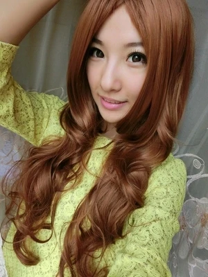 Free Shipping Long Hair Fluffy Wig Carve New Short