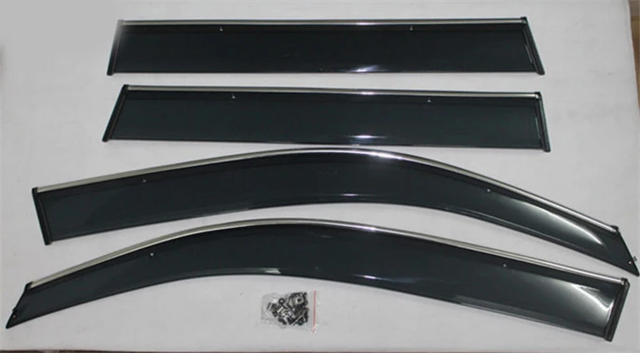 

Window Visors Sun Shield Vent Rain Wind Deflector Guard for nissan X-trail 2014 2015/ rogue 2014 2015